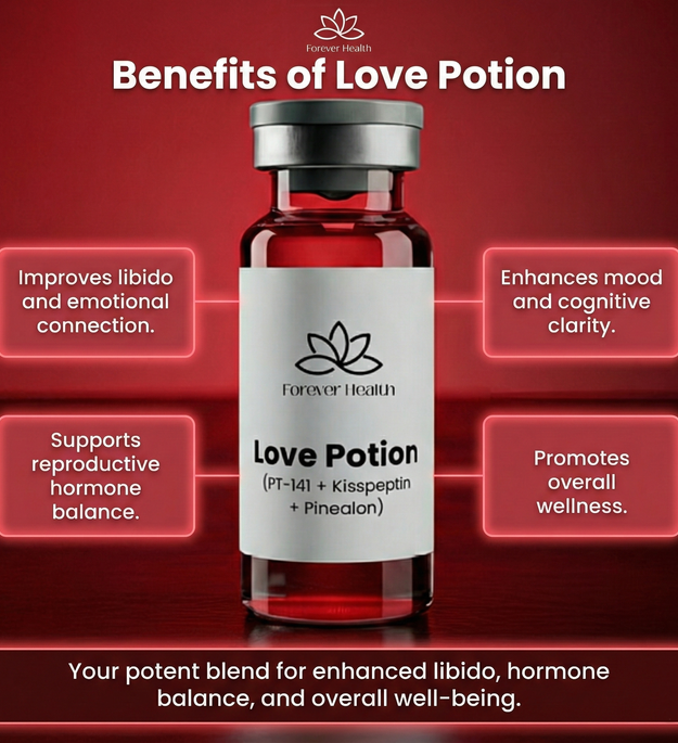 Love Potion (PT-141 + Kisspeptin + Pinealon)
